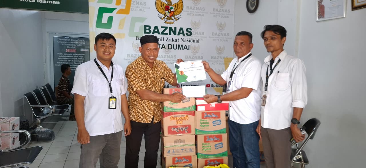 BUMD Dumai Bersemai Salurkan Donasi untuk Korban Bencana